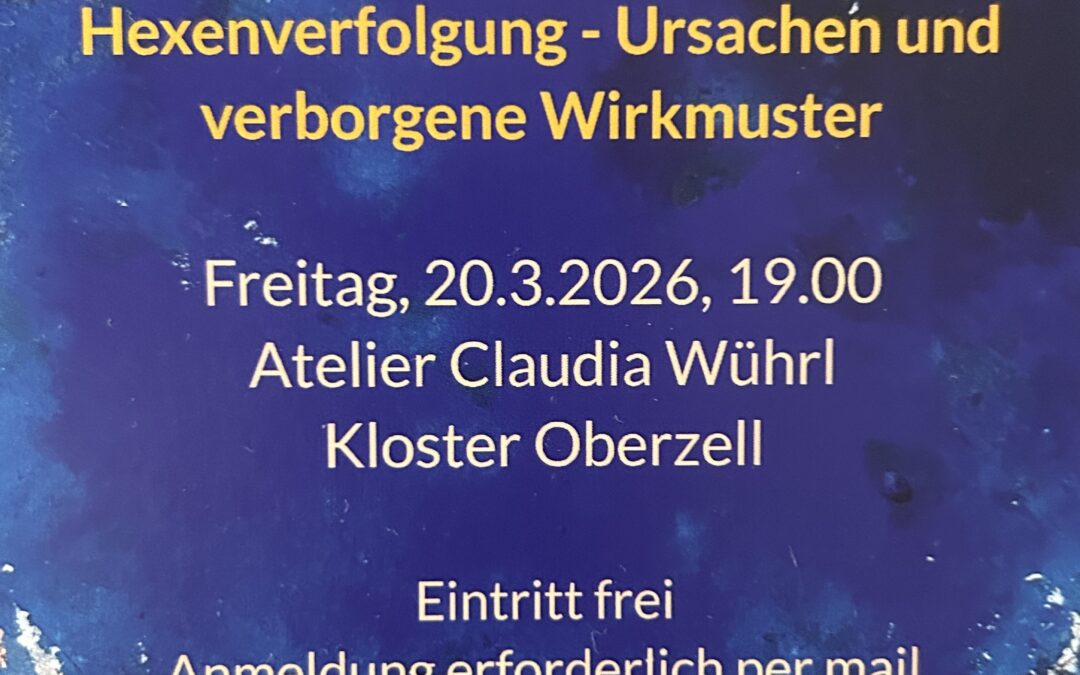 Salon  Reden über Gott und die Welt, 20.3.26, 19.00, ATELIER